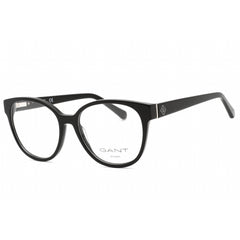 Gant Women's Eyeglasses - Shiny Black Plastic Full Rim Round Shape Frame | GA4131 001