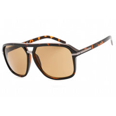 Guess Factory Men's Sunglasses - Dark Havana Full Rim Aviator Metal Frame | GF0258 52E
