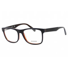 Guess Men's Eyeglasses - Clear Demo Lens Matte Blue Plastic Square Frame | GU1943 91