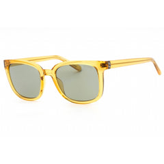 Guess Men's Sunglasses - Green Lens Transparent Yellow Square Frame | GU00065 41N