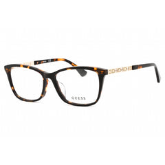 Guess Women's Eyeglasses - Clear Demo Lens Dark Havana Cat Eye Frame | GU2773-D 052