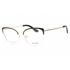 Guess Women's Eyeglasses - Clear Demo Lens Matte Black Cat Eye Frame | GU2971 002