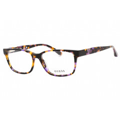 Guess Women's Eyeglasses - Clear Demo Lens Violet/Other Rectangular Frame | GU2848 083