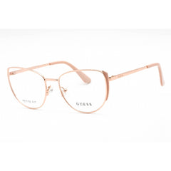 Guess Women's Eyeglasses - Pink/Other Plastic Full Rim Cat Eye Frame | GU2904 074