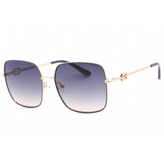 Guess Women's Sunglasses - Grey/Rose Gold Square Full Rim Metal Frame | GU7906-H 20B