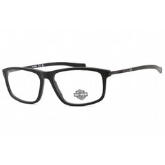 Harley Davidson Men's Eyeglasses - Matte Black Rectangular Plastic Frame | HD0980 002