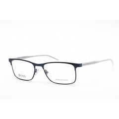 Hugo Boss Men's Eyeglasses - Matte Blue Metal Full Rim Frame | BOSS 0967/IT 0FLL 00