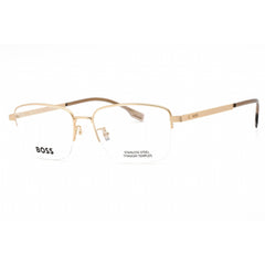 Hugo Boss Men's Eyeglasses - Matte Gold Metal Full Rim Frame | BOSS 1474/F 0AOZ 00