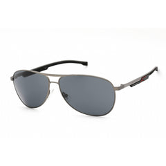 Hugo Boss Men's Sunglasses - Black Ruthenium Rectangular Frame | 1199/N/S 0SVK IR