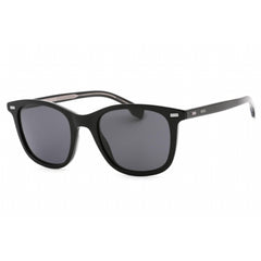 Hugo Boss Men's Sunglasses - Grey Lens Black Rectangular Frame | BOSS 1366/S 0807 IR