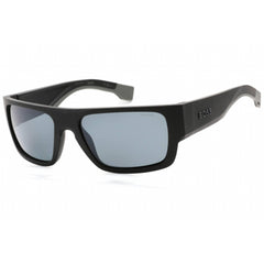 Hugo Boss Men's Sunglasses - Matte Black Grey Rectangular Frame | BOSS 1498/S 0O6W 25