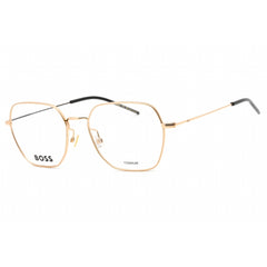Hugo Boss Women's Eyeglasses - Gold Black Full Rim Geometric Frame | BOSS 1534 0RHL 00