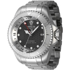 Invicta Men's GMT Watch - Reserve Hydromax Automatic Black Dial Bracelet | 45915