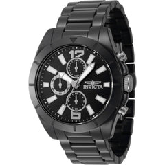 Invicta Men's Quartz Watch - Ceramics Chronograph Black Brass Dial Bracelet | 47333