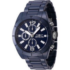 Invicta Men's Quartz Watch - Ceramics Chronograph Blue Brass Dial Bracelet | 47332