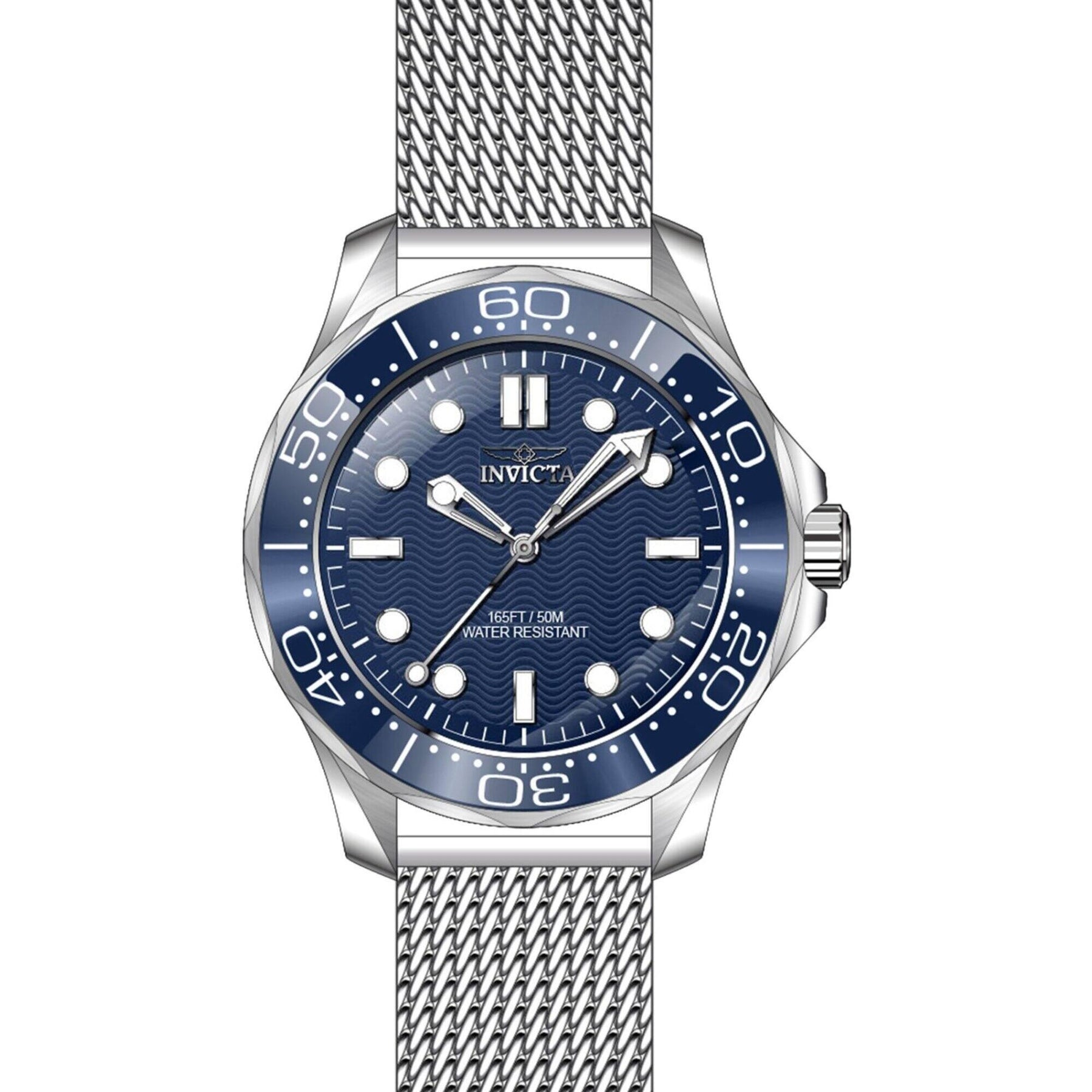 Invicta Blue Dial Silver Band Watch Invicta Men main image 2
