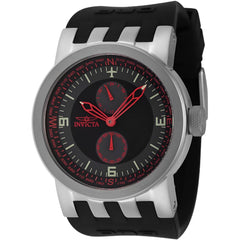 Invicta Men's Watch - DNA Quartz Red, Grey, Black Dial Silicone Strap | 44224