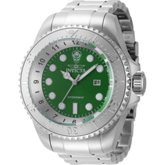 Invicta Men's Watch - Hydromax Green Dial Silver Stainless Steel Bracelet | 44745