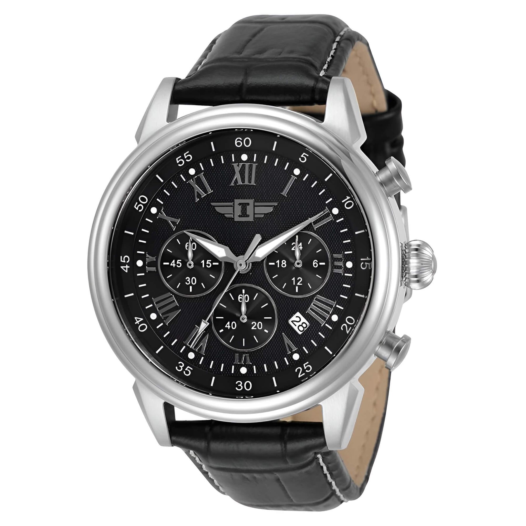 Invicta Silver and Black Women\'s Watch with Roman Numerals Amazon.com: Invicta Women main image 2