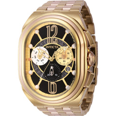 Invicta Men's Watch - Lupah Revolution 2.0 Chronograph Black and Gold Dial | 45546