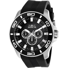Invicta Men's Watch - Pro Diver Black Dial Silicone Rubber Strap Day-Date | 28000