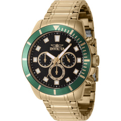 Invicta Men's Watch - Pro Diver Quartz Chronograph Yellow Gold Steel Bracelet | 46043