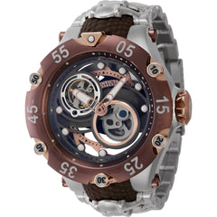Invicta Men's Watch - Reserve Venom Cobra Dive Brown, Silver Tone Bracelet | 43916