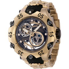 Invicta Men's Watch - Reserve Venom Cobra Yellow Gold and Black Bracelet | 43918