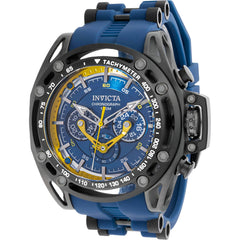 Invicta Men's Watch - S1 Rally Chrono Black Steel and White Rubber Strap | 38155