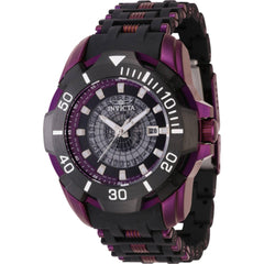 Invicta Men's Watch - Sea Spider Quartz Black, Purple and Transparent Dial | 44131