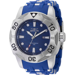 Invicta Men's Watch - Sea Spider Rotating Bezel Blue and Silver Tone Strap | 44115