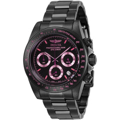 Invicta Men's Watch - Speedway Chronograph Black Dial Stainless Steel Bracelet | 27773
