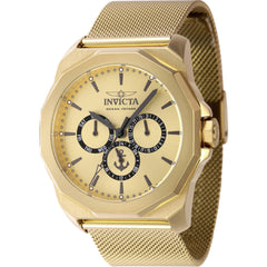 Invicta Unisex Watch - Ocean Voyage Gold Tone Dial Yellow Gold Bracelet | 46255