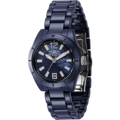 Invicta Women's Quartz Watch - Ceramics Blue Mother Of Pearl Dial Bracelet | 47315
