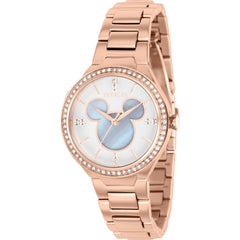 Invicta Women's Watch - Disney Mickey Mouse White Mother of Pearl Dial Steel | 36353