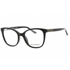 Juicy Couture Women's Eyeglasses - Black Plastic Full Rim Rectangular | JU 217 0807 00