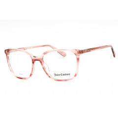 Juicy Couture Women's Eyeglasses - Crystal Pink Cat Eye Plastic Frame | JU 225 03DV 00