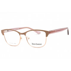 Juicy Couture Women's Eyeglasses - Nude Plastic Full Rim Rectangular | JU 220 0FWM 00
