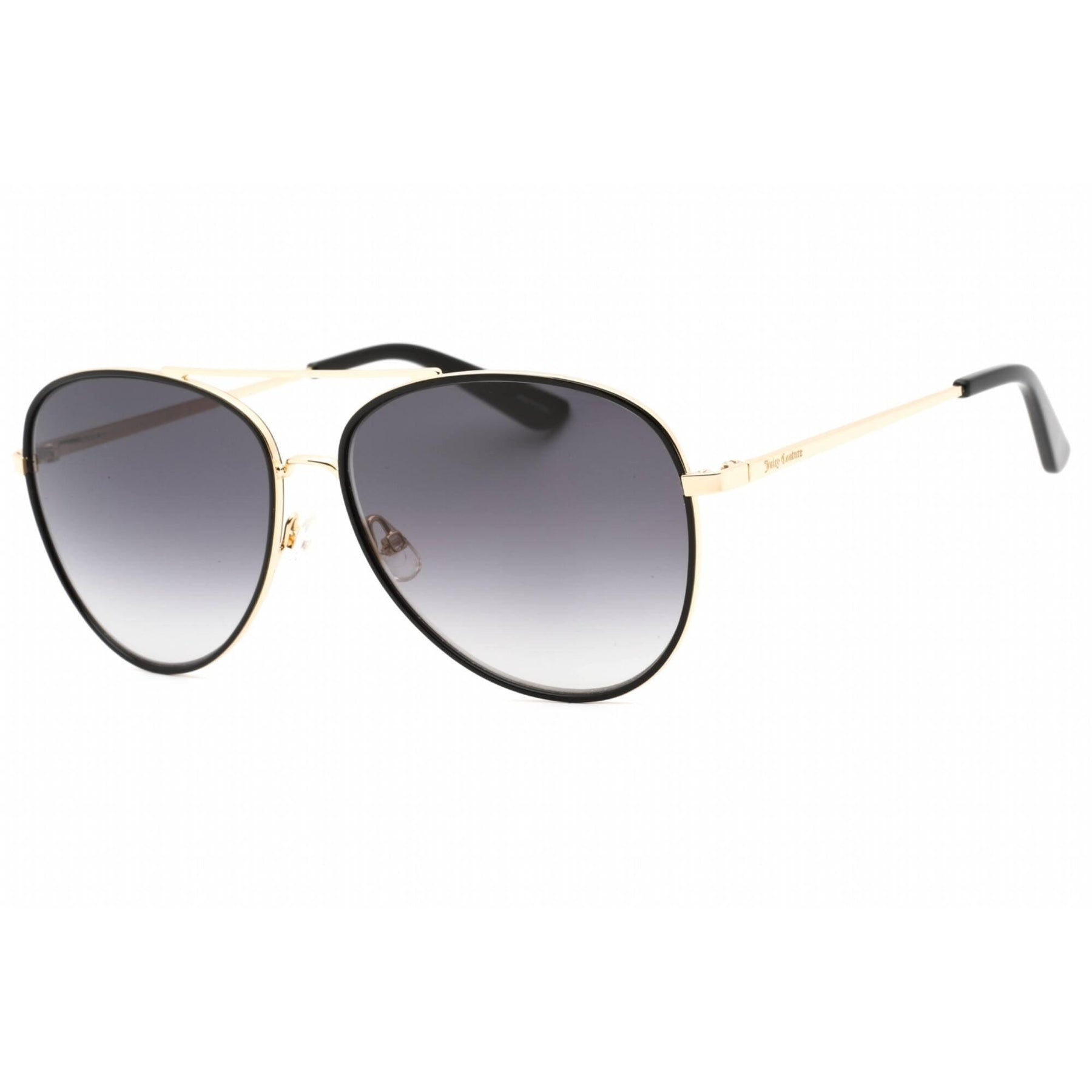 Juicy Couture Aviator Women Light Gold Metal Frame Juicy Couture X71121 Zillion Pilot Sunglasses Rose Gold  main image 3