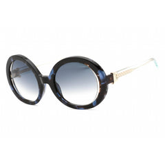 Just Cavalli Women's Sunglasses - Shiny Transparent Blue Havana Frame | SJC028 09SW