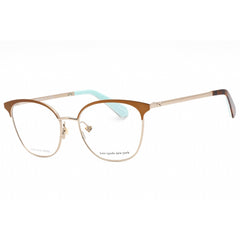Kate Spade Women's Eyeglasses - Clear Demo Lens Brown Metal Frame | TANA/G 009Q 00