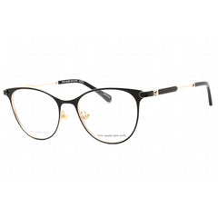 Kate Spade Women's Eyeglasses - Clear Demo Lens Gold Black Frame | LIDA/G 0RHL 00