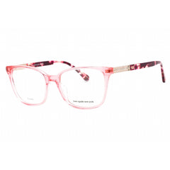 Kate Spade Women's Eyeglasses - Clear Demo Lens Pink Square Frame | DAVINA 035J 00