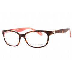 Kate Spade Women's Eyeglasses - Clear Lens Havana Pink Rectangular | Brylie 0QTQ 00