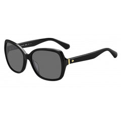 Kate Spade Women's Sunglasses - Black Acetate Full Rim Frame Grey Lens | KARALYN/S 806