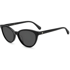 Kate Spade Women's Sunglasses - Black Cat Eye Shape Frame Grey Lens | ADELINE/G/S 807