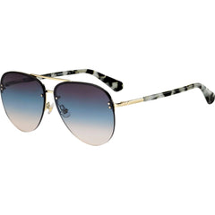 Kate Spade Women's Sunglasses - Gold Havana Frame Brown Teal Lens | JAKAYLA/S 0JBW