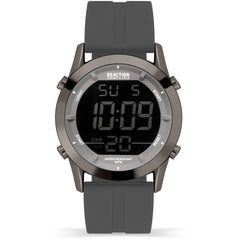 Kenneth Cole Reaction Men's Digital Watch - Black Dial Grey Strap | KRWGP2178304