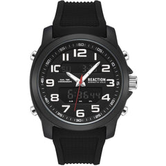 Kenneth Cole Reaction Men's Watch - Ana-Digi Black Silicone Strap | KRWGP2188403