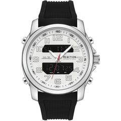 Kenneth Cole Reaction Men's Watch - Ana-Digi Black Silicone Strap | KRWGP2188404